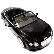 Full Function Remote Operated Model Car Bentley Continental GT Convertible 1:12 | Black