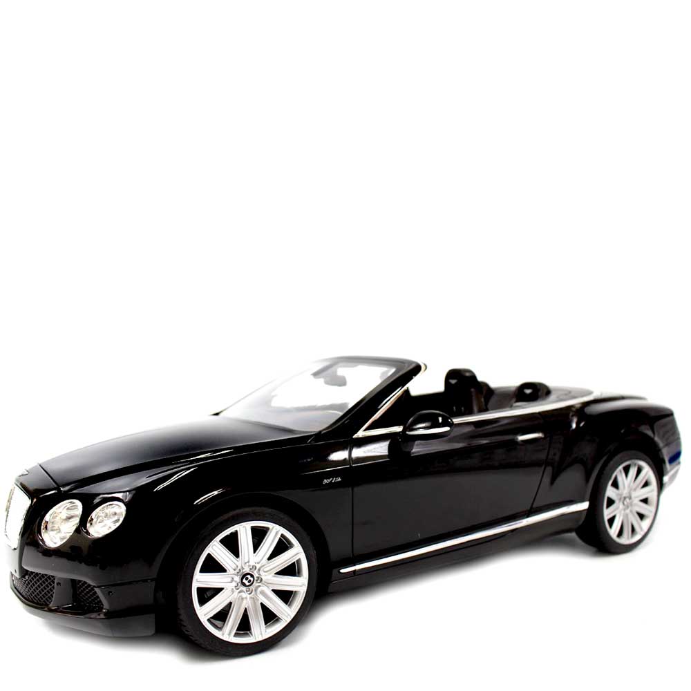 Full Function Remote Operated Model Car Bentley Continental GT Convertible 1:12 | Black