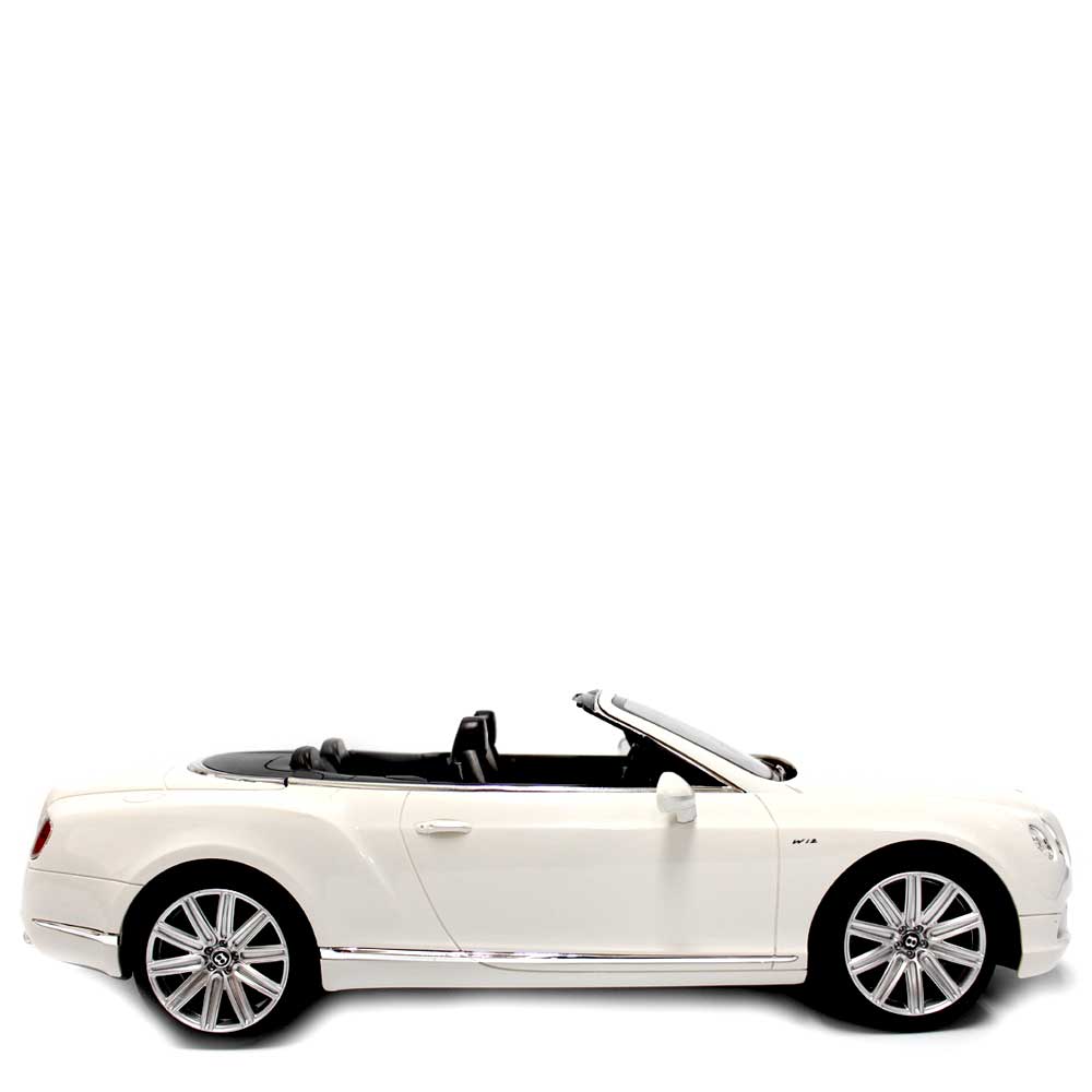 Toy Car Bentley Continental GT Convertible with Remote Control | 1:12 WHITE