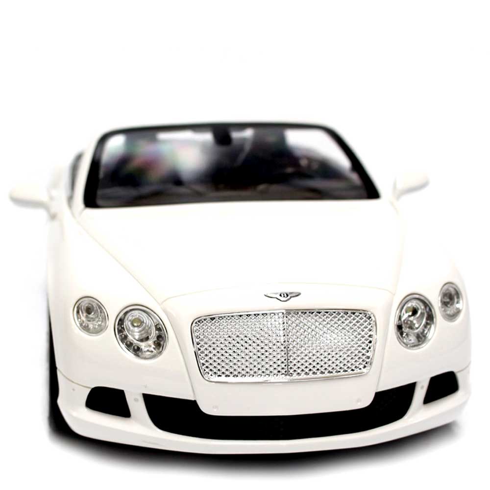 Toy Car Bentley Continental GT Convertible with Remote Control | 1:12 WHITE