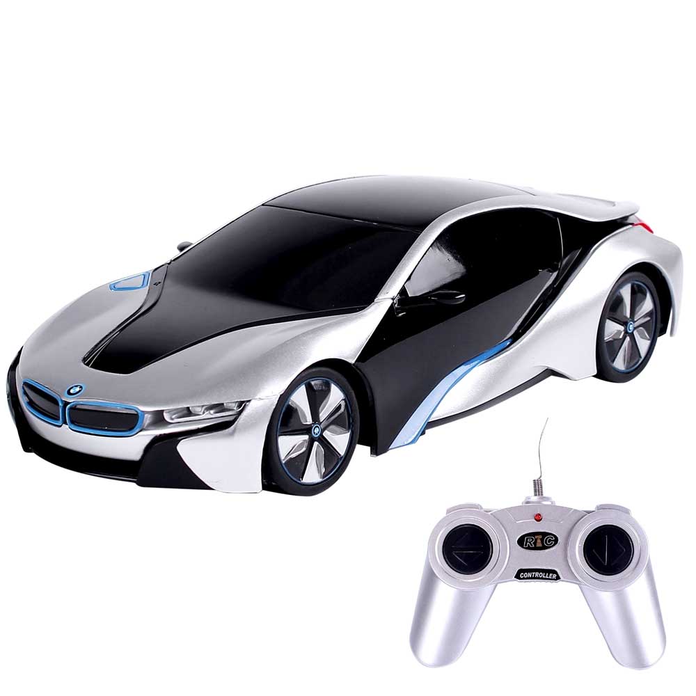 RC BMW i8 Concept Sports Car 1:24 | Silver