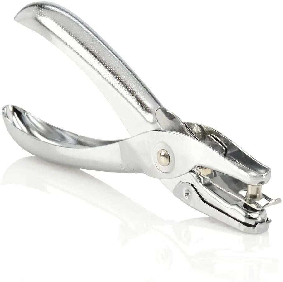 Single Hole Punch Metal Chrome G8Central