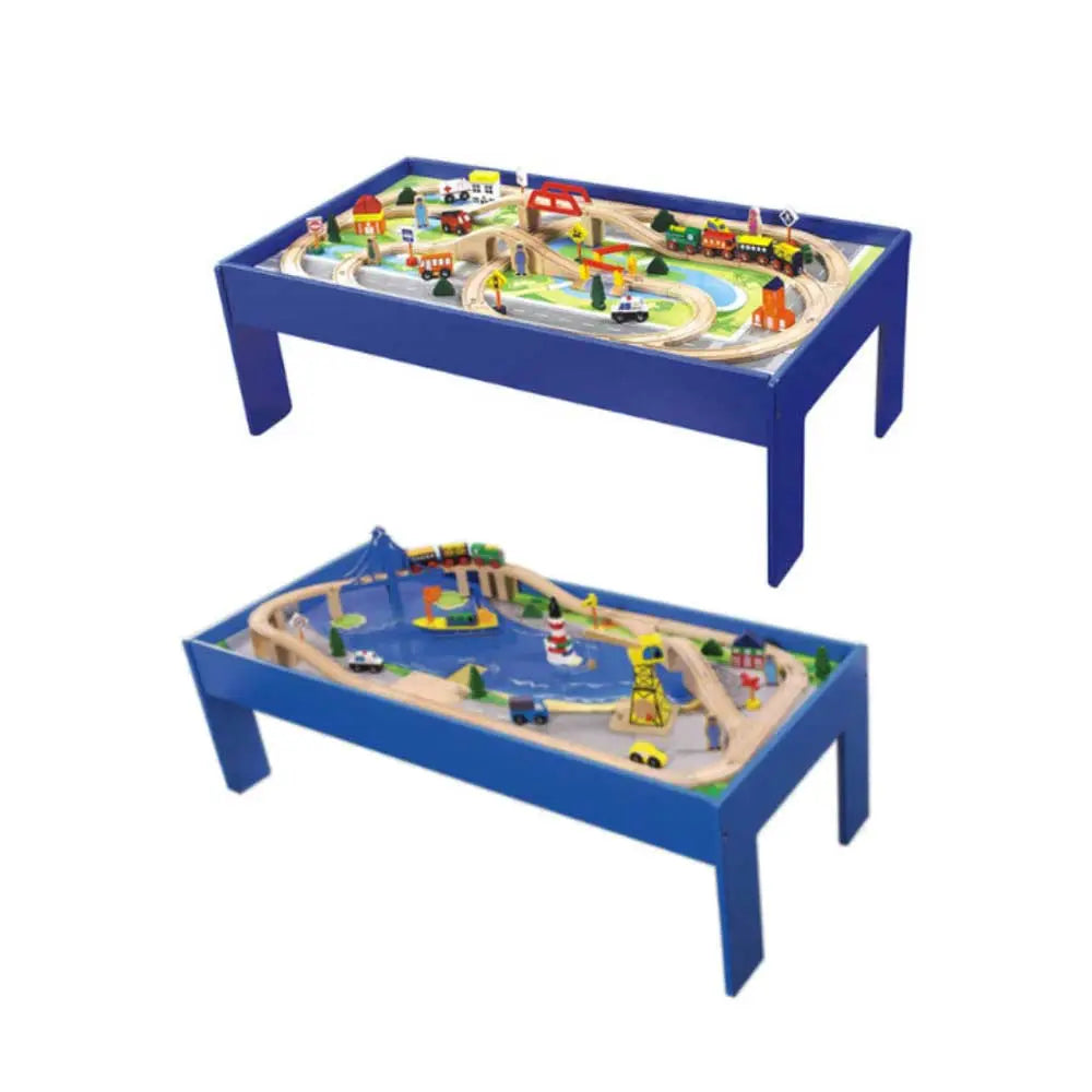 Wooden TRAIN Set with Table g8central.com