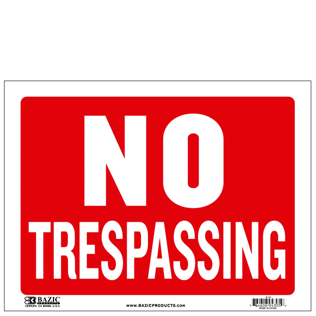 Retail & Sale SIGNS for Homes & Offices | Weather Resistant | LARGE 12" X 16" G8Central
