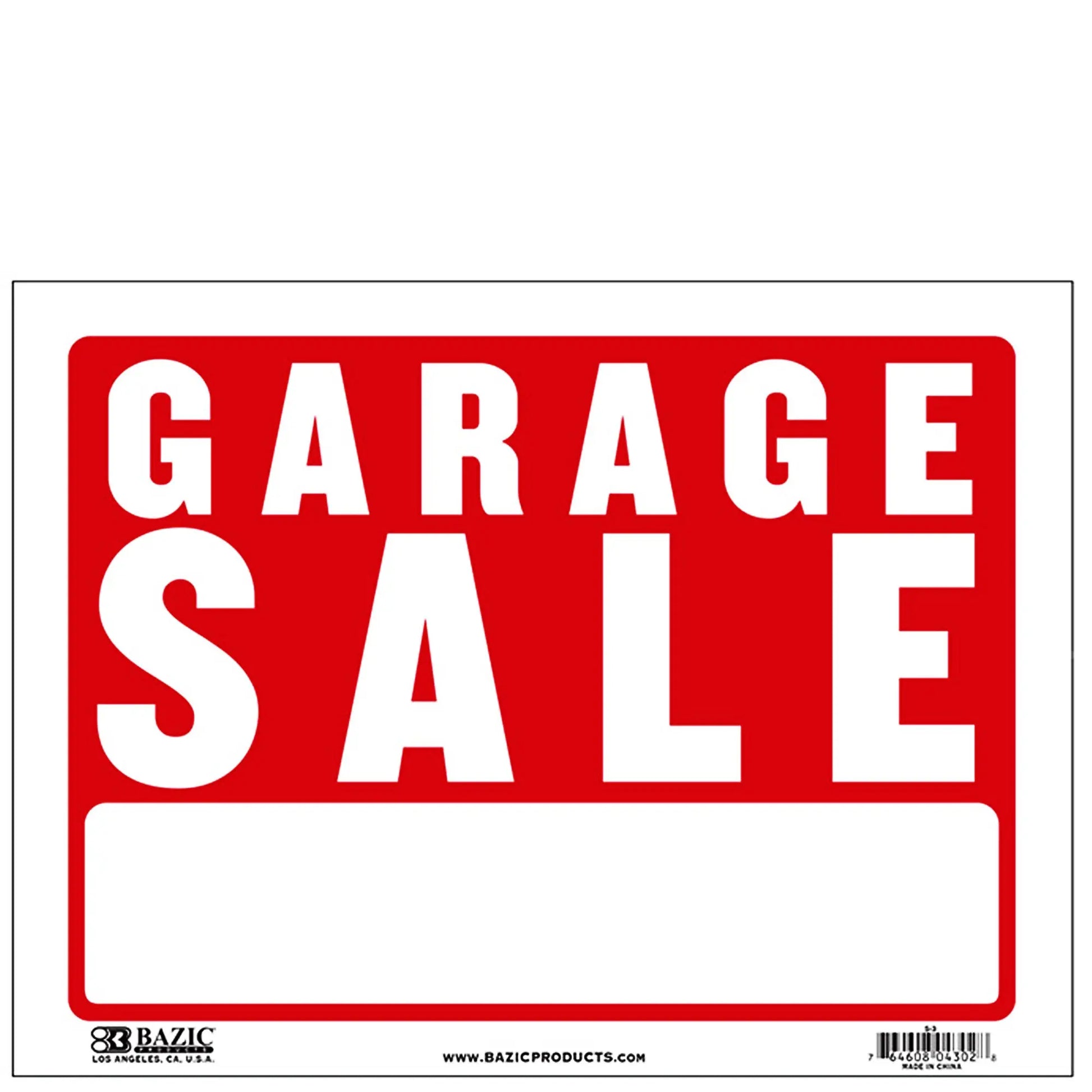Retail & Sale SIGNS for Homes & Offices | Weather Resistant | LARGE 12" X 16" G8Central