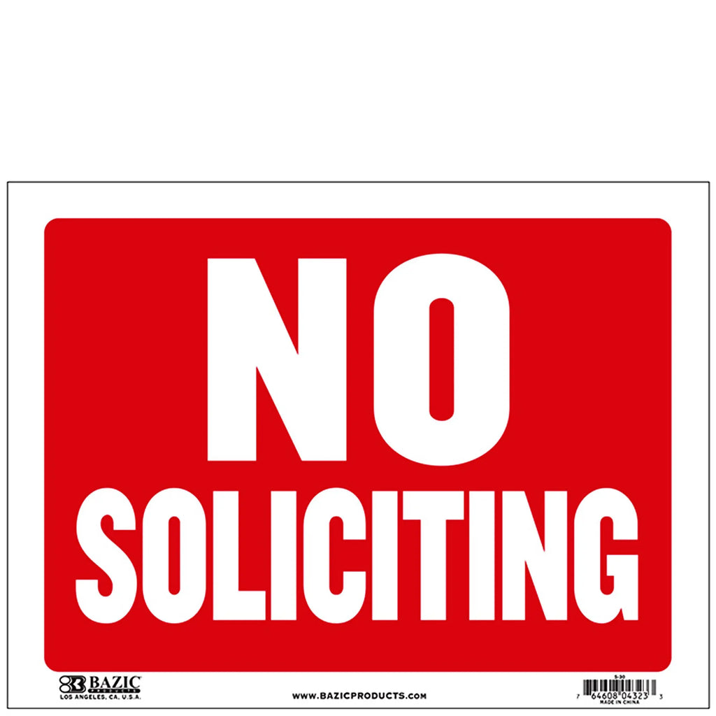 Retail & Sale SIGNS for Homes & Offices | Weather Resistant | LARGE 12" X 16" G8Central