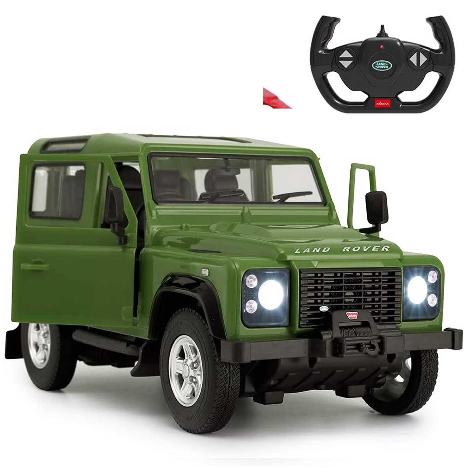 Toys RC LAND ROVER Defender With Radio Remote Control TOY Vehicle for Kids