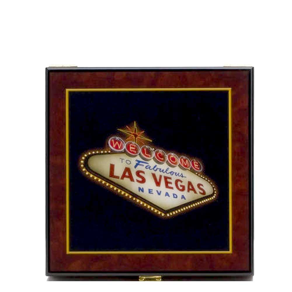 100 Chips Las Vegas High Gloss Poker Set - g8central.com