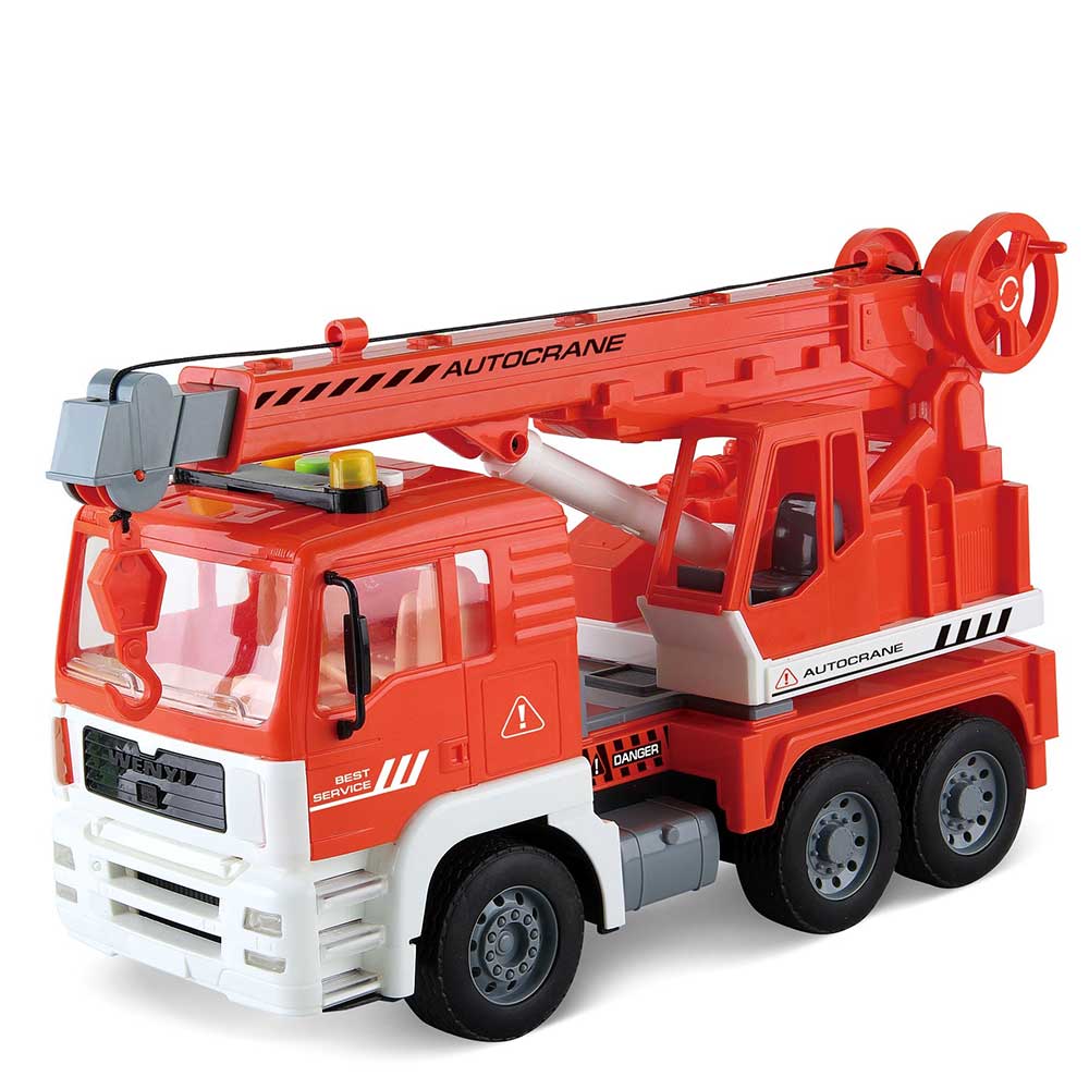 Friction Powered Construction Crane Truck Toy