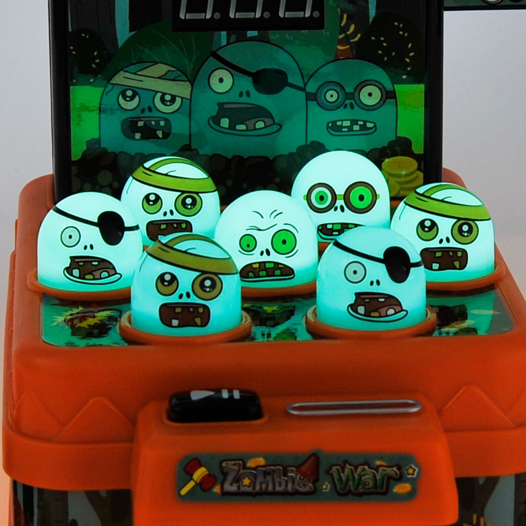 Arcade Whack A Mole Game For Toddlers | Cartoon Zombie