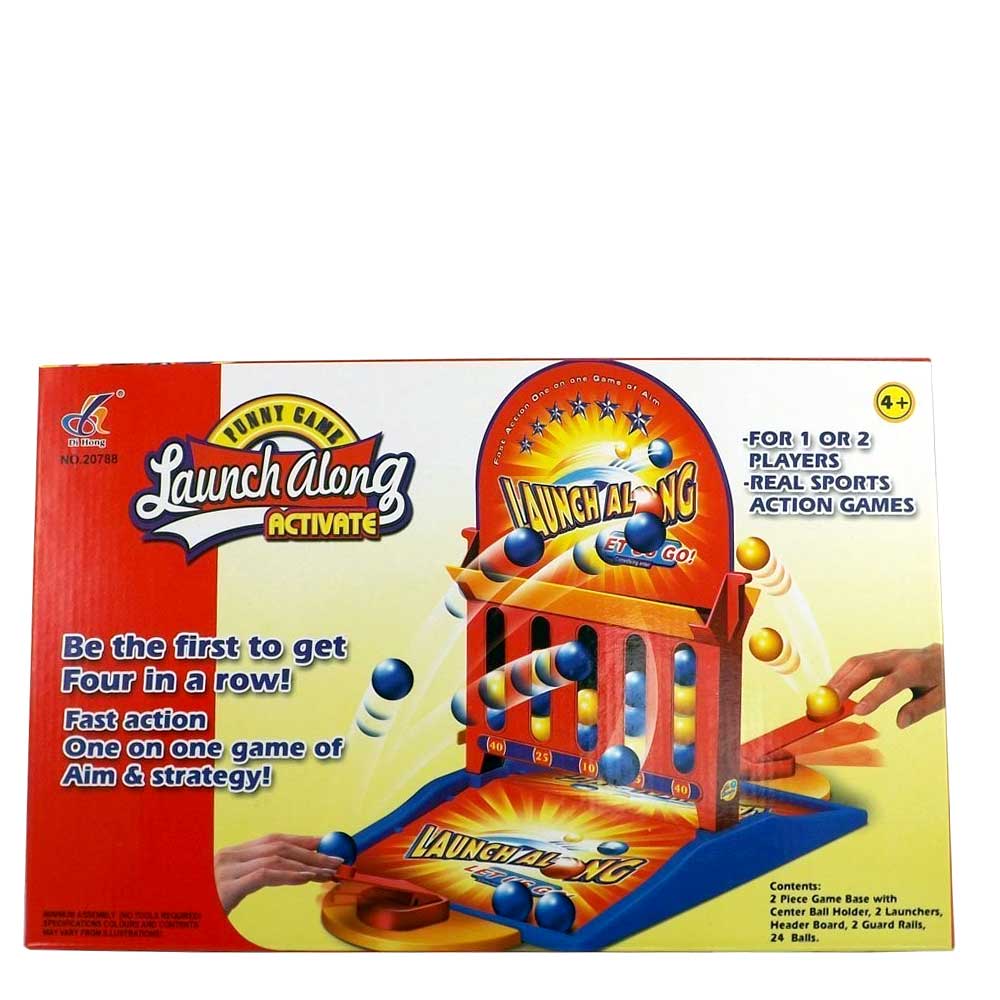 Launch Along Connect Four Board Game For Kids
