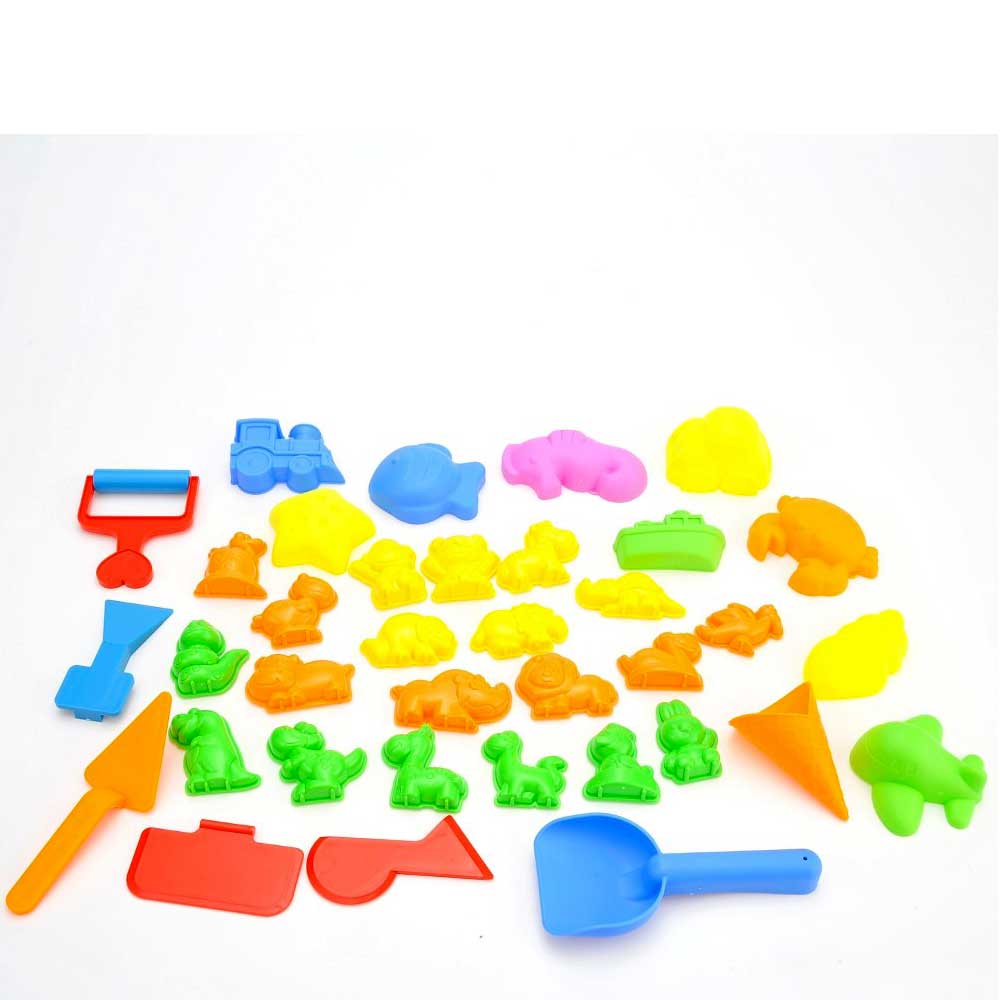 Deluxe Beach Sand Mold And Tools Play Set