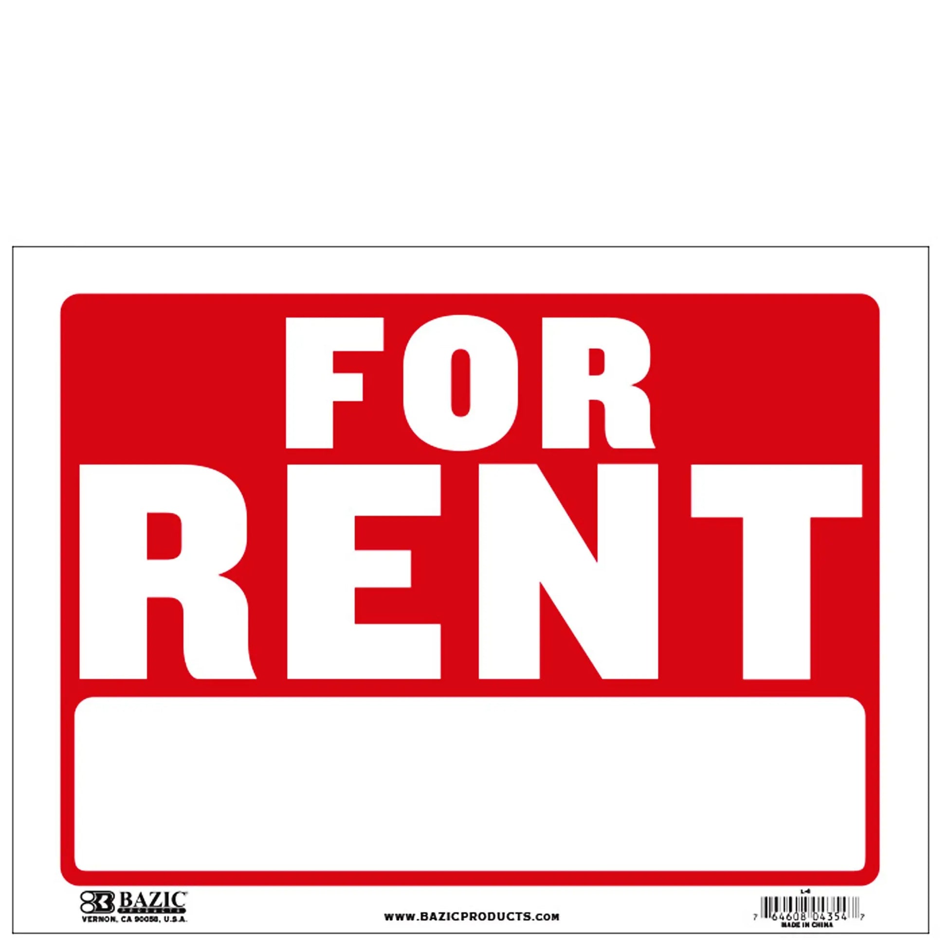 Retail & Sale SIGNS for Homes & Offices | Weather Resistant | LARGE 12" X 16" G8Central
