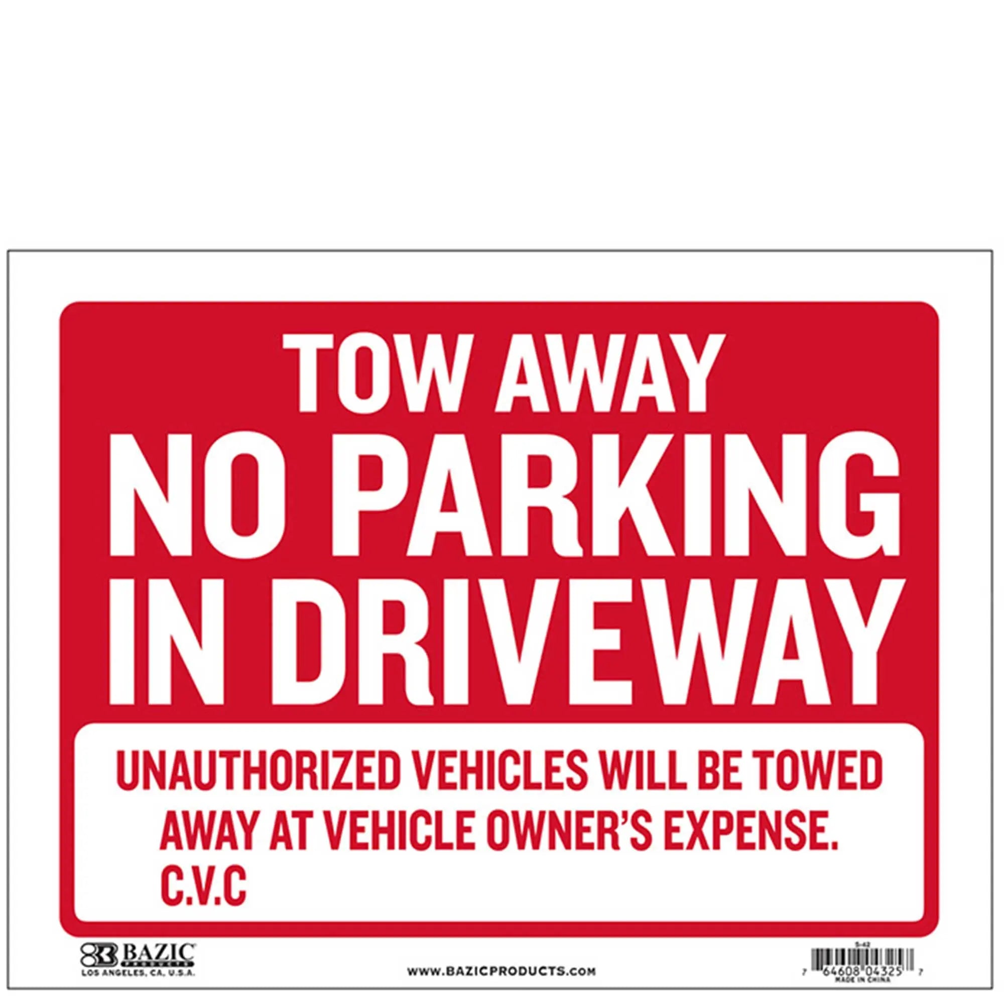 SIGNS for Offices, Homes & Business | Weather Resistant | MEDIUM 9" X 12" G8Central
