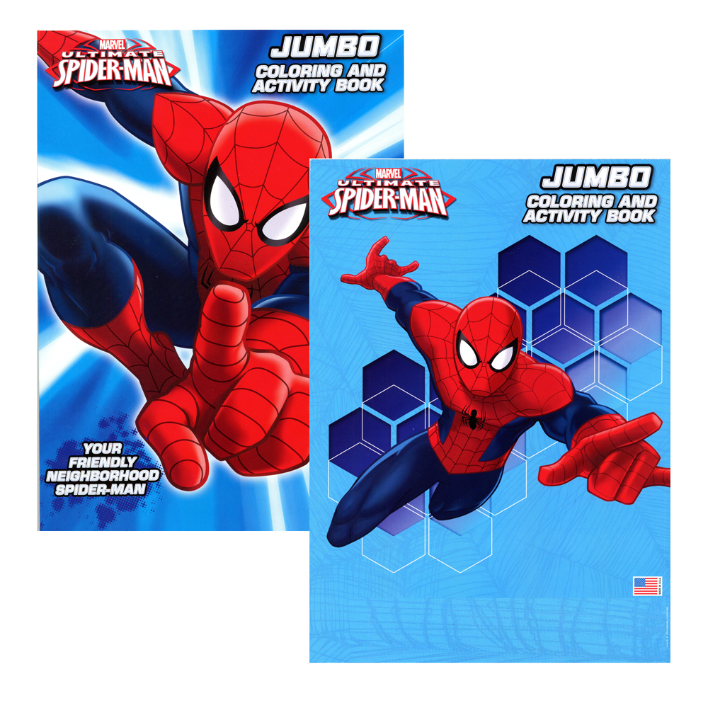 Marvel Ultimate SPIDER-MAN Superhero Coloring & Activity Book