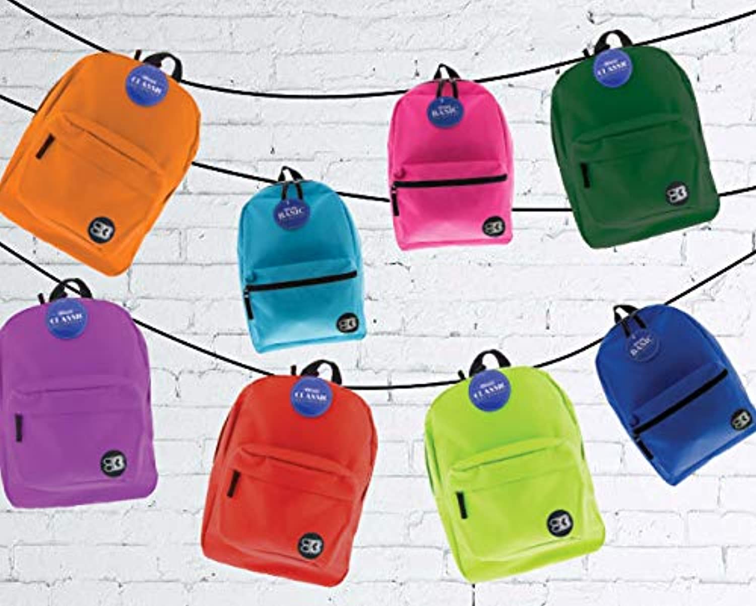 Simple School Backpack 16 Inch | Purple