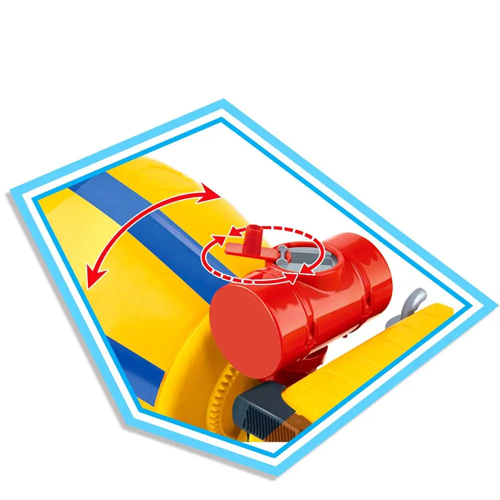 14" Friction Powered Cement Mixer Truck G8Central