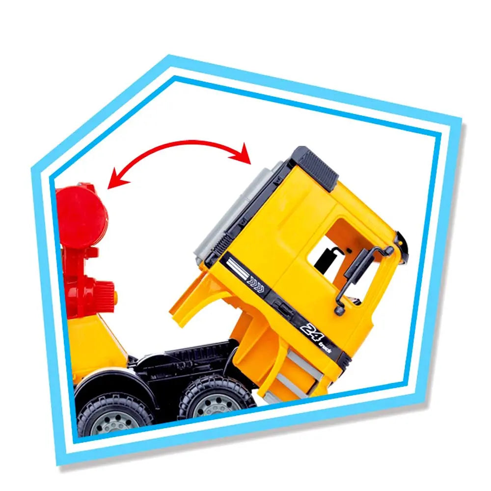 14" Friction Powered Cement Mixer Truck G8Central