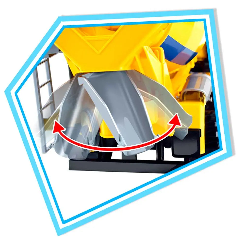 14" Friction Powered Cement Mixer Truck G8Central