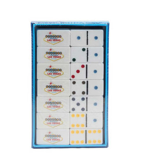 Double 6 Color Dot Professional Size Dominoes "Las Vegas"