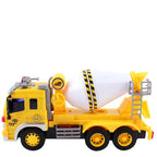 Friction Powered Cement Mixer Truck Toy With Lights And Sound G8Central
