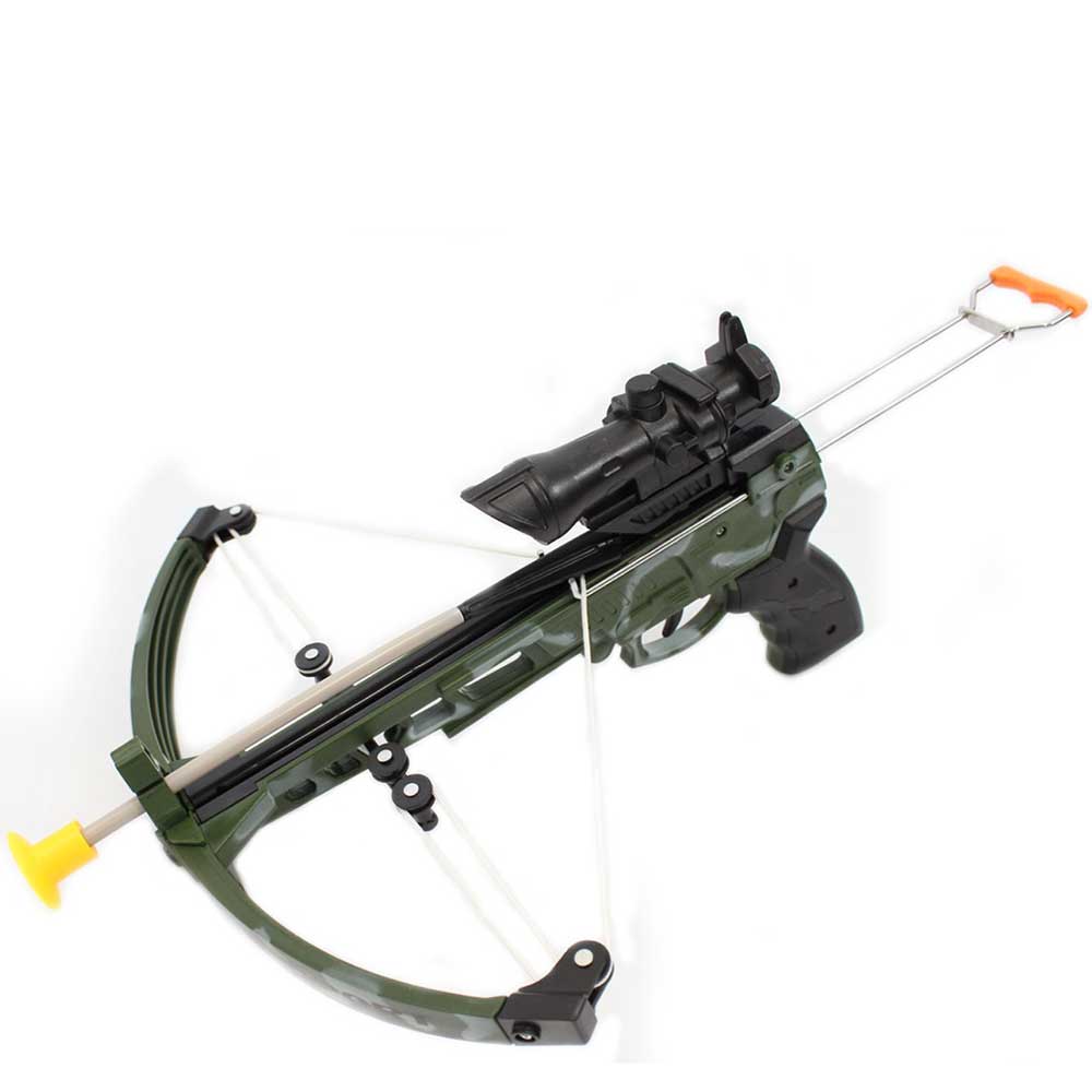Toy Camo Crossbow Set With Scope And Target