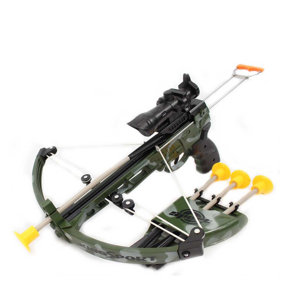Toy Camo Crossbow Set With Scope And Target